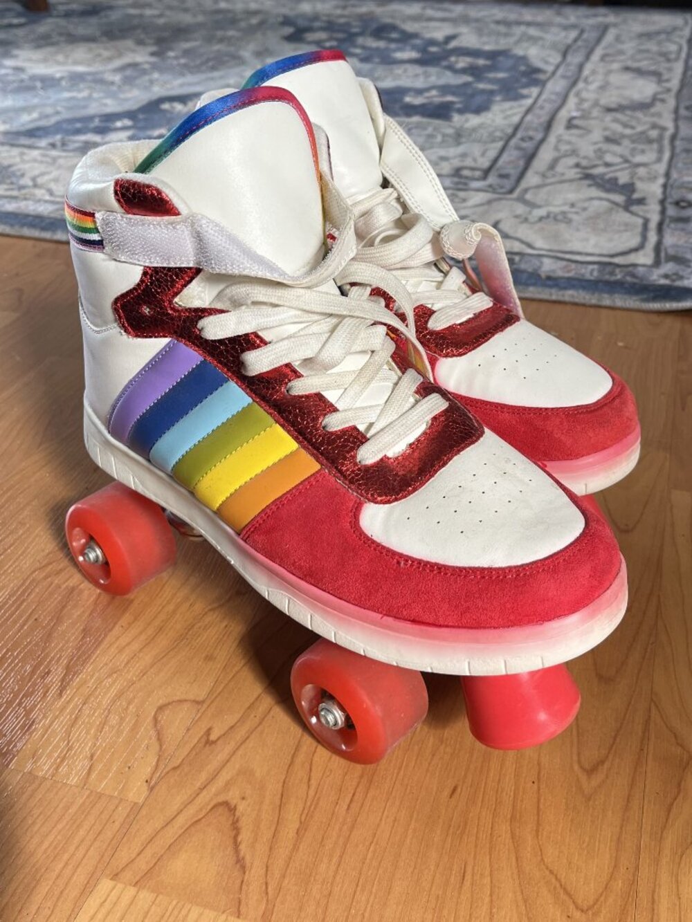 Rainbow Roller Skates Size 11